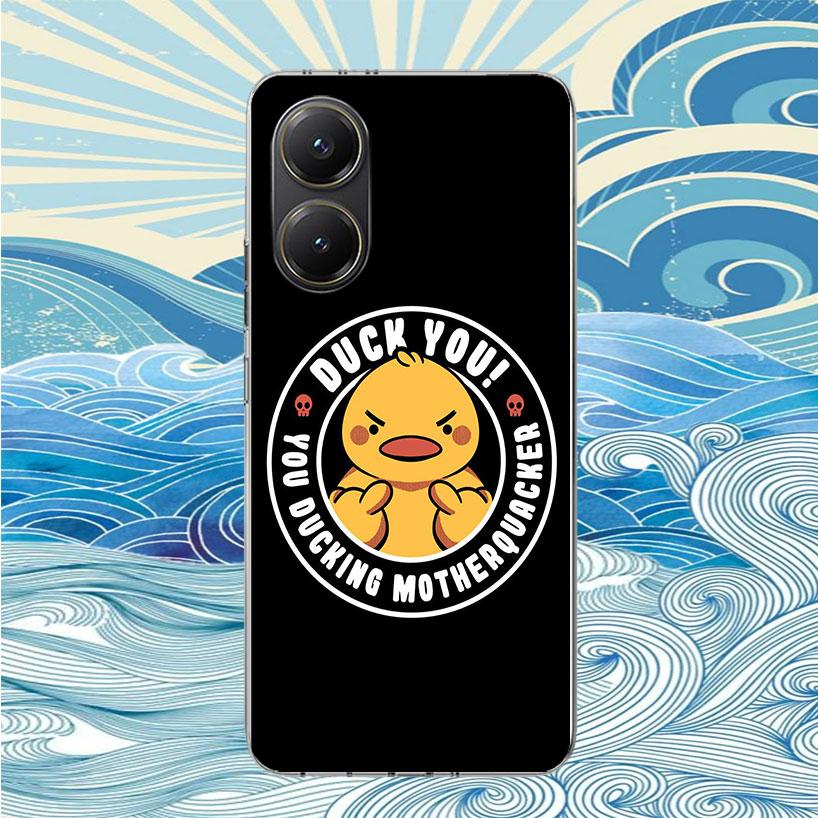 Funny Cute Yellow Duck You Phone Case For Xiaomi Poco X3 Nfc X4 X5 X6 X7 F7 Ultra F6 F5 F4 Gt F3 M6 M5S M5 M4 M3 Fundas Soft She