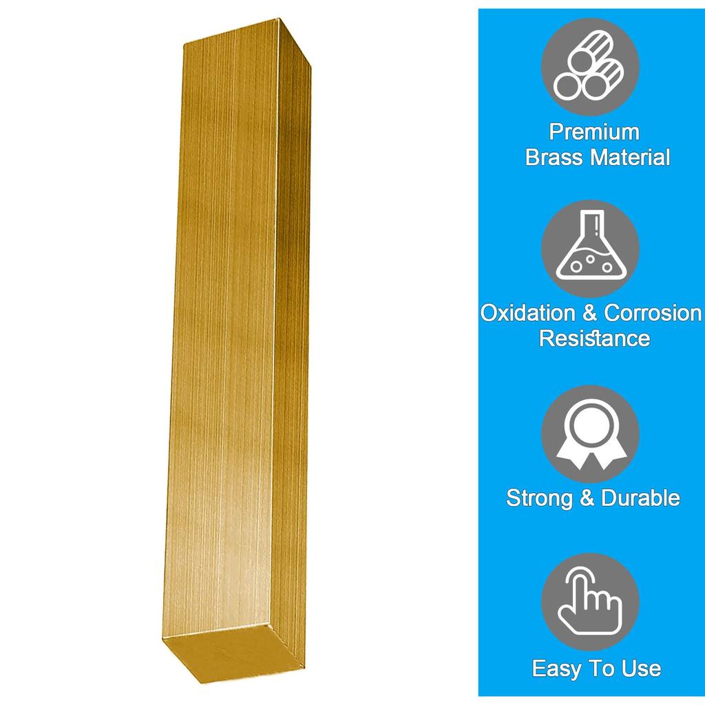 H59 Brass Flat Bar Plate Strip Thicknesses 2mm 4mm 6mm 8mm 10mm 20mm Pure Copper Solid Metal Plates Material Length 200mm/250mm