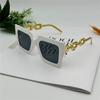 Luxury Oversized Square Sunglasses Vintage Shades Beach Sunshade Sunglasses  for Women & Men