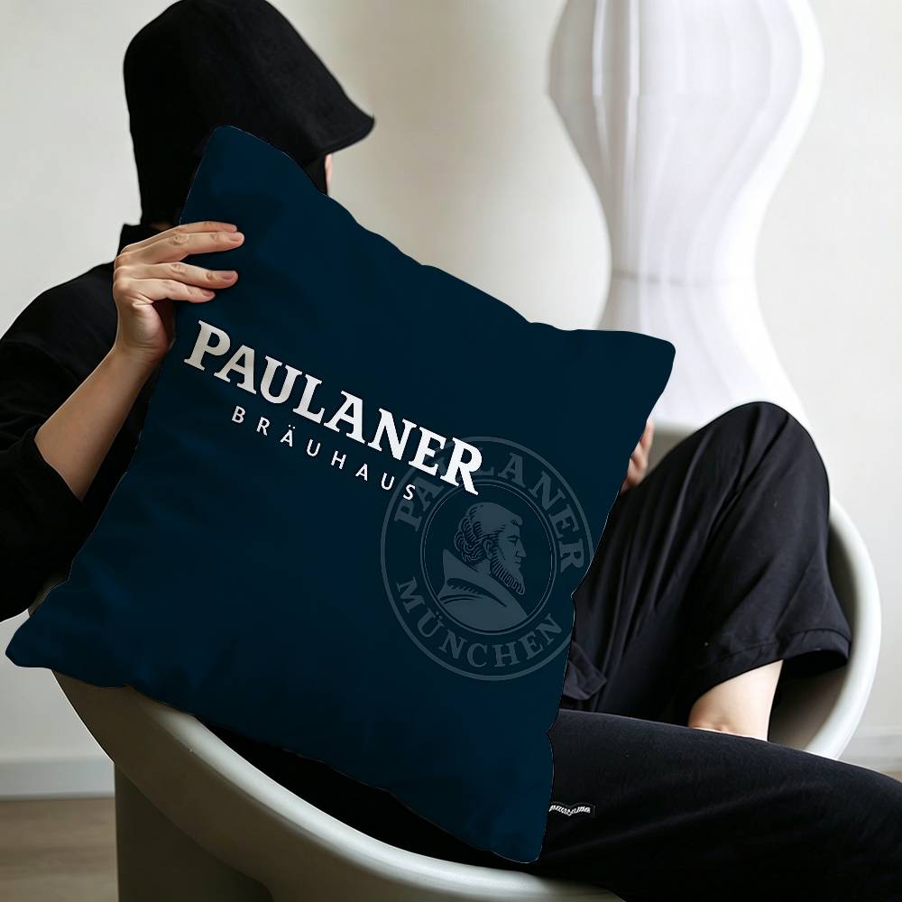 German Beer PPaulaners Pillow Gift Home Office Decoration Pillow Bedroom Sofa Car Cushion CoverPillow Case