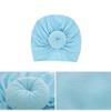 1Pc Knot Headwraps Caps Kid Toddler Beanie Bonnet Cotton Girl Turban Hat Infant Baby