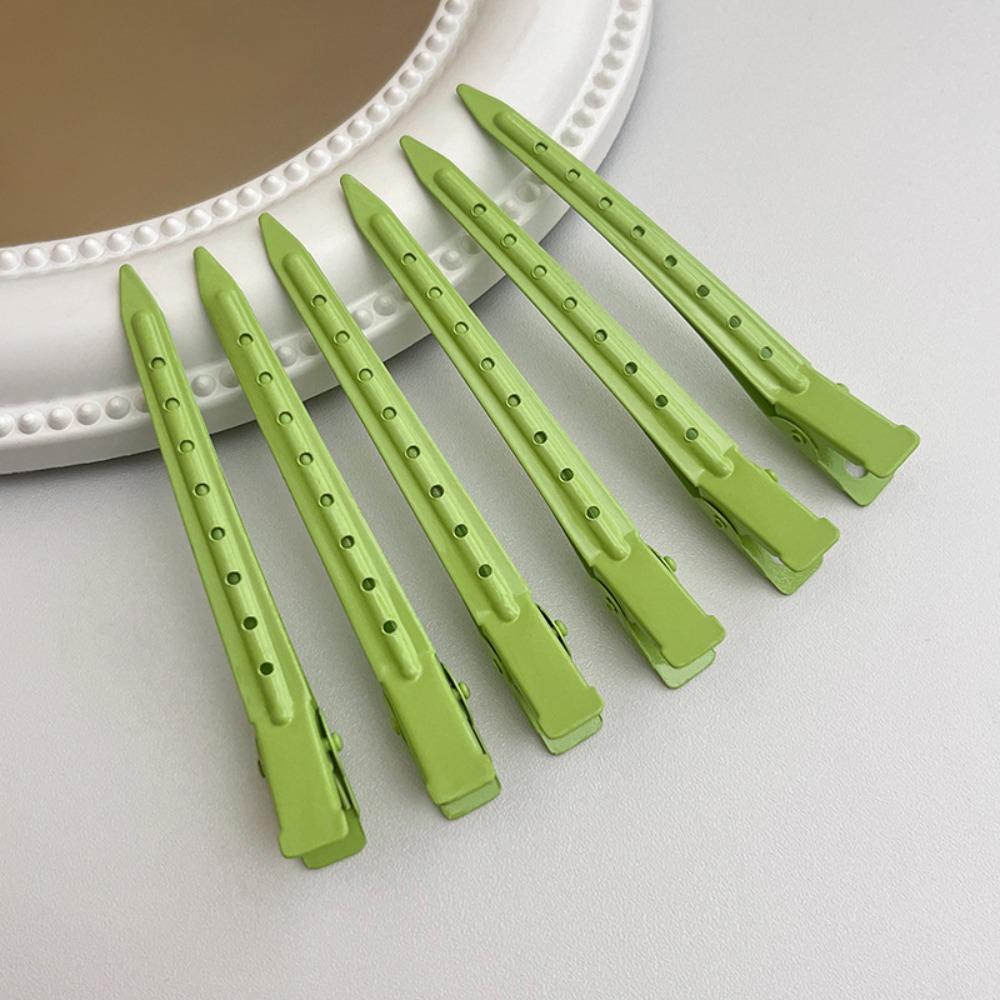 6/12pcs 6/12pcs Styling Hairpins Polychromatic Design Sectioning Clamps Haircut Tools