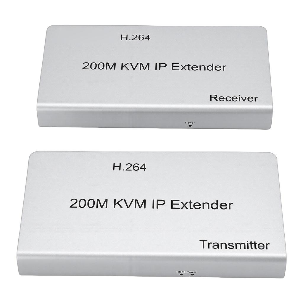 KVM HD USB удлинитель с широким ИК по Cat5e Cat6 200 м RJ45 KVM Over IP HD удлинитель для ПК HDTV дисплея US Plug
