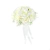 Bridal Holding Bouquet, Artificial Rose Flower Bunch, Bride Bridesmaid Wedding Bouquet for