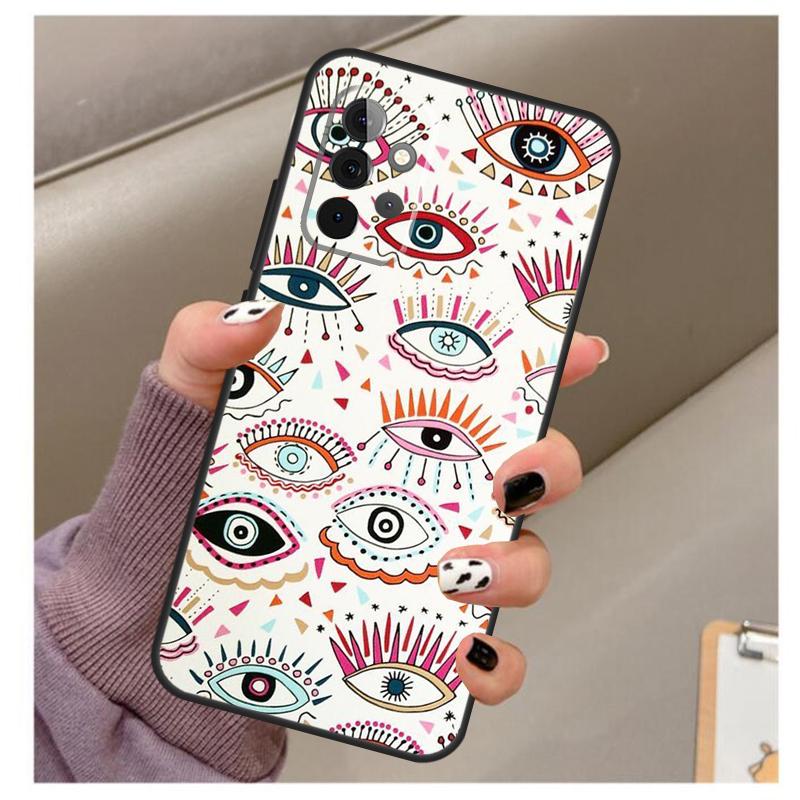 Чехол со принтом 'Счастливый глаз' и 'Синий сглаз' для Samsung Galaxy A32 A52 A12 A22 A16 A26 A36 A56 A06 A55 A35 A15 A54 A34 A14 A13 A53