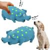 Pig Squeaky Dog Toy Interactive Dog Chew Toy Rubber Pig Dog Toy for Small Medium Large Dogs