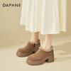 Женские зимние ботильоны Daphne на толстой подошве с высоким каблуком, с плюшевой подкладкой