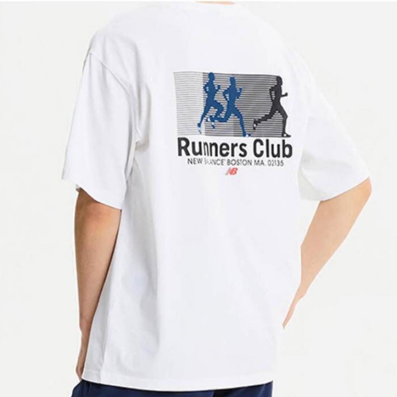 New Balance Футболка с коротким рукавом Lqj Nbnee22423 10 Графическая футболка с коротким рукавом Uni Runners Club Se