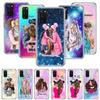 Silicone Case for Samsung Galaxy S21 S20 FE S10 S10E Lite S9 S8 Plus S20 Ultra Transparent Airbag Coque Baby Mom Girl