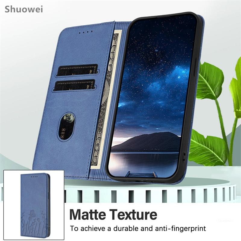 Flip Phone Case Oukitel C51 C53 C57S Leather Wallet Cover Casing