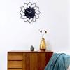 12Inches Accurate Creative Quiet Indoor Wall Clock Flower Shaped Decorative Clocks for Living Room Ornament Acrylic Wall Clock