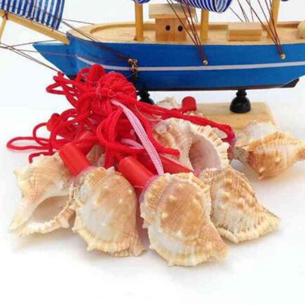 Tourism Necklace Horn Children Creative Kids Shell Shipping Survival Tool Toys Conch Whistle Gift