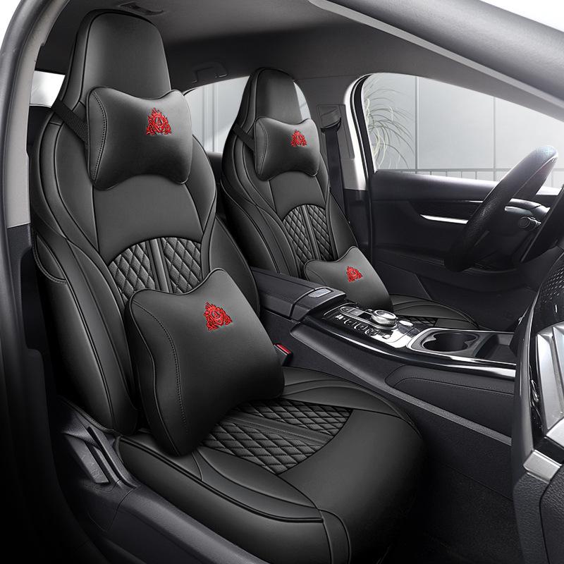 Кожаный чехол на сиденье BYD Qin PLUS/Destroyer 05 на все сезоны