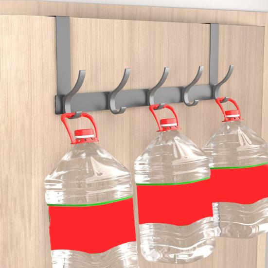 Сверхпрочная вешалка для одежды, крючки, высокая грузоподъемность, простая установка, наддверная