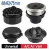 Теплый обогреватель, стояночный обогреватель 60 мм/63 мм/75 мм, воздушный клапан кондиционера, универсальный круглый автомобильный обогреватель, выход для кондиционера для приборной панели автобуса RV