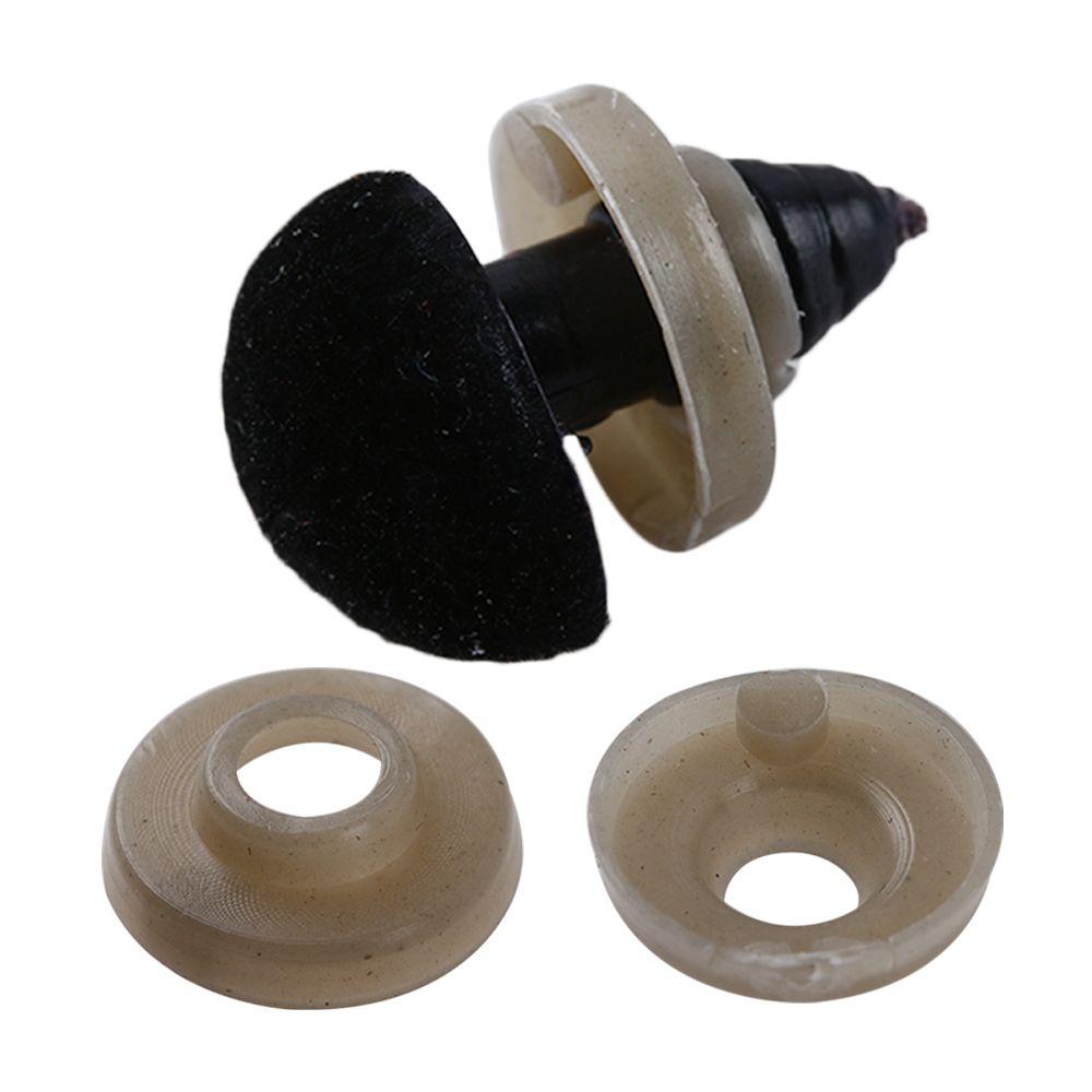 10pcs/bag New Toys Craft Velvet Dolls Accessories Plastic Triangle Nose Bear Buttons