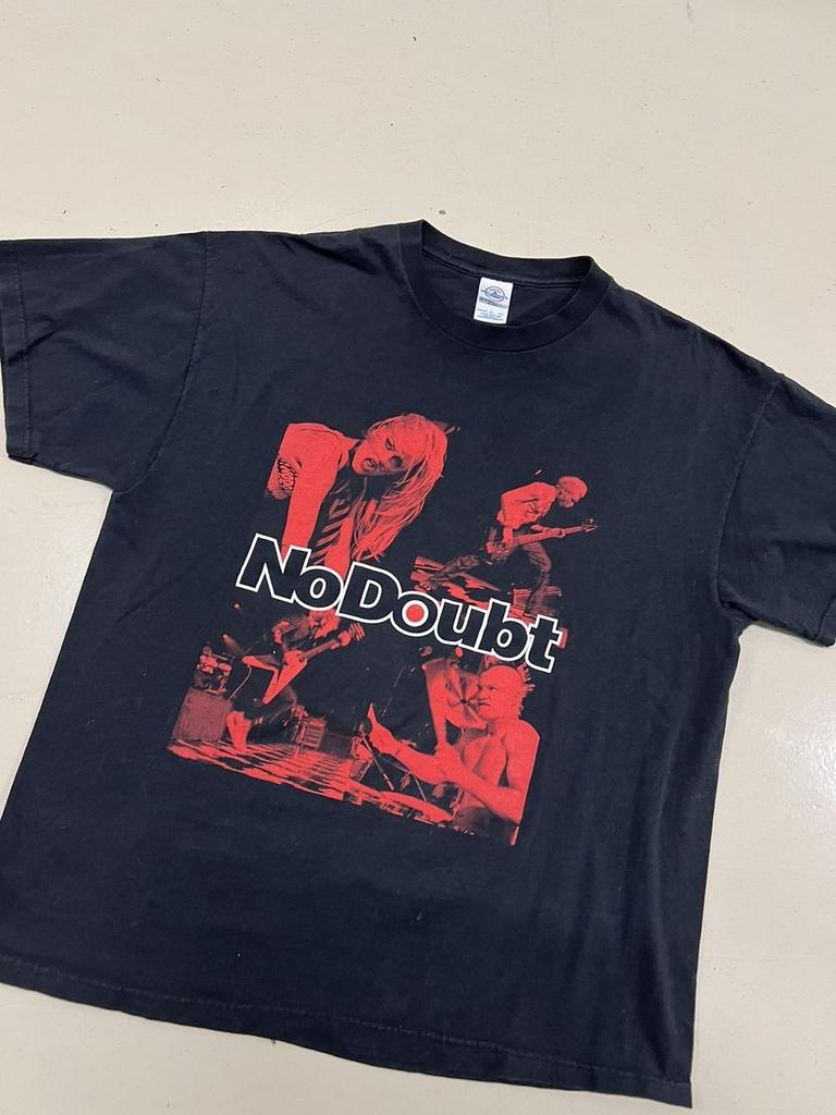 Vintage No Doubt band tee shirt black short sleeve all sizes QT4271