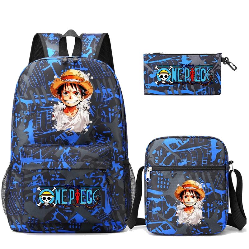 3 шт./компл. аниме цельный рюкзак с наплечной сумкой пенал для мальчика и девочки школьная сумка женская дорожная сумка Mochila