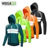 Cycling Windproof Hooded Jacket Road Mountain Bike Reflective Ultralight Jersey Long Sleeve Coat Bicycle Windbreaker