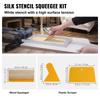 VEVOR Screen Printing Kit, 3 Pieces Aluminum Silk Screen Printing Frames 6x10/8x12/10x14inch 110 Count Mesh