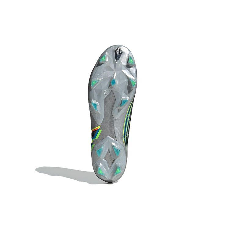 Adidas Кроссовки унисекс Predator Edge.1 FG Silver Metallic Black Core-Black Team-Solar-Green HR1573