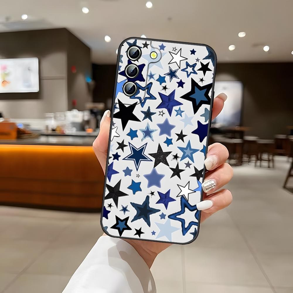 Модный Чехол для Телефона INS Звезды Для S25 Samsung S26 S24 Ultra S22 S23 S20 Fe S21 Plus A54 A34 A16 A53 Задняя Крышка