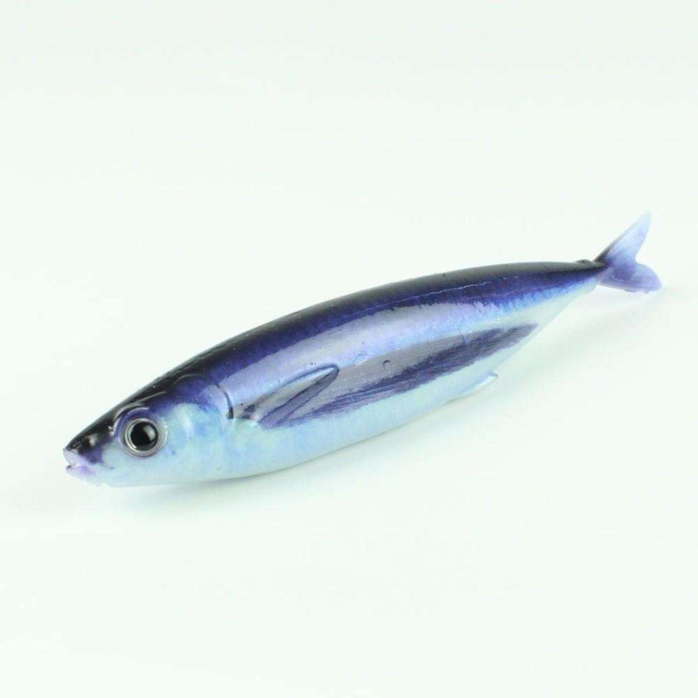 2pcs Luminous Flying Fish Bait PVC Printing Simulation Fishing Lures Saltwater Fishing