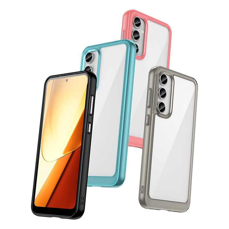 Для Samsung Galaxy S23 FE чехол силиконовый прозрачный противоударный TPU чехол Samsung S23 FE чехол защитный чехол для телефона S23 FE чехол