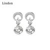 Lindon Copper Alloy Zircon Earrings Drop Earrings For Women Wedding Party Gifts