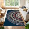 Mystic Tribal Pattern Art Non-Slip Home Carpet Design for Office Decor Living Room Gift