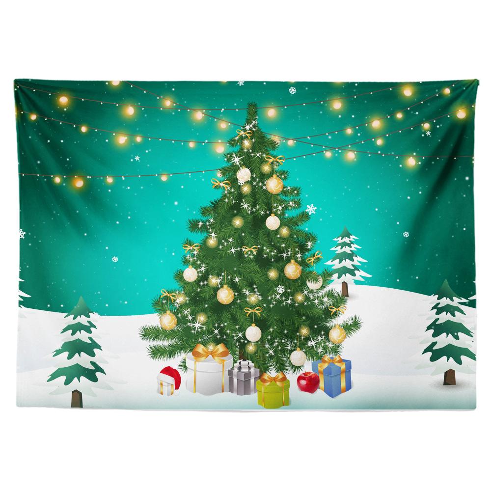 Рождественский гобелен, подвесная ткань, цифровая теплопередача, экологически чистая комната, детская комната, общежитие
