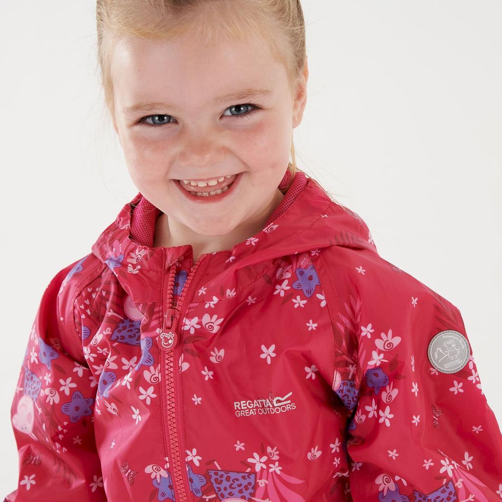 Regatta Детский/детский водонепроницаемый костюм Pobble «Свинка Пеппа» с цветочным принтом