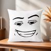 Meme Face Comfortable Soft Pillow Sigma Case Boy for Man Sofa Living Room Home Funny Office Decor and Protective Covers
