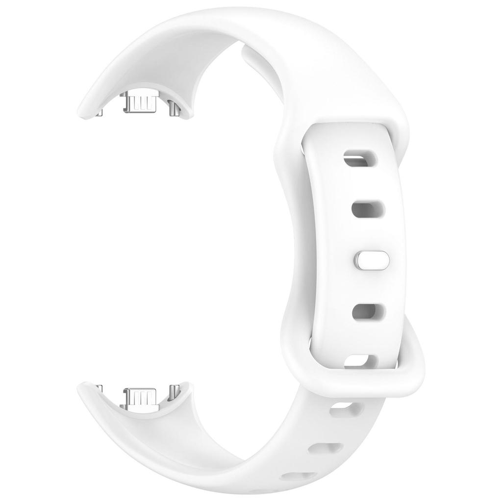 Однотонный силиконовый ремешок для Xiaomi Mi Band 8/9 с застежкой-бабочкой в форме 8