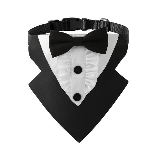 Pet Collar Sequined Bow Dog Bandana Collar Adjustable Comfortable Cats Triangle Scarf for Party Decor