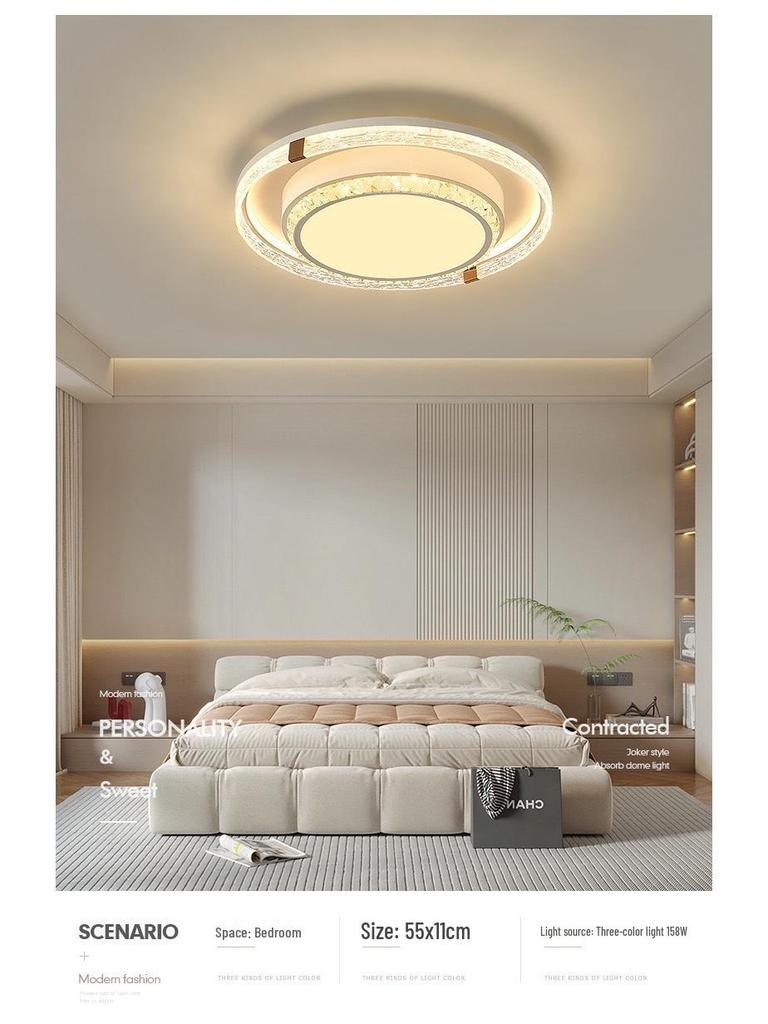 Современный потолочный светильник с полной защитой глаз - Модель 2025 года для гостиной и главной спальни