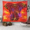 Бохо кружевное настенное покрывало ткань домашний декор декор мандала слон настенный гобелен