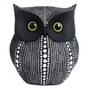 Modern Classy Lucky Owl Resin Art Figure Showpiece -(Pack of 1, Black)
