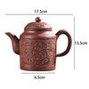 Дракон узор фиолетовые глиняные чайники китайский чайник кунг-фу чайник ручной работы с фильтром для заварки чая чайник чайные аксессуары