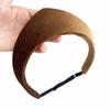 Elegant Smooth Texture Headwear Unique European Hairband Novel Velvet Crown Headband  Women