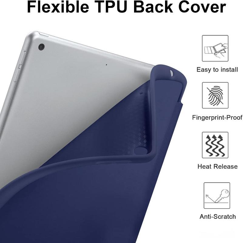 Smart Case for iPad 10.2 7th 8th 9th Air 3 10.5 with Pencil Holder Cover iPad Pro 10.5 Auto Sleep/Wake Funda