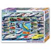 BEVERLY [Made In Japan] Beverly 80 Piece Jigsaw Puzzle Learning Jigsaw Puzzle Plarail Exciting Large Collection Large Piece (26 X 38cm)