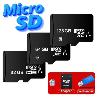 Micro SD 128 ГБ TF-карта 32 ГБ 64 ГБ sd-карта micro SDHC SDXC карта флэш-памяти класс 10 с адаптером для автомобильного регистратора данных камеры смартфона игры