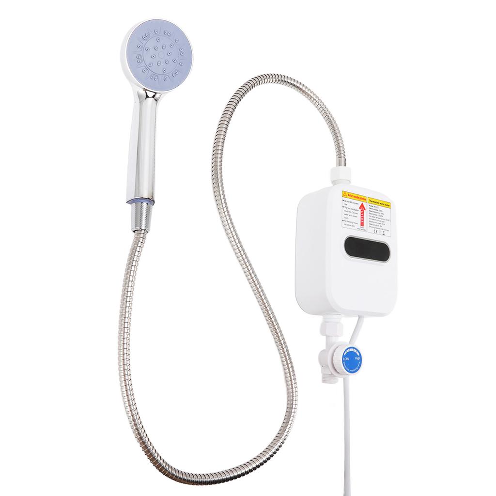 3500 Вт проточный водонагреватель электрический мгновенный с сенсорным экраном HD водонагреватель душевой гарнитур