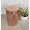Pure Copper Drinkware Gift Set of 1 Jug & 2 Glass with Gift Box & Embossed Design,