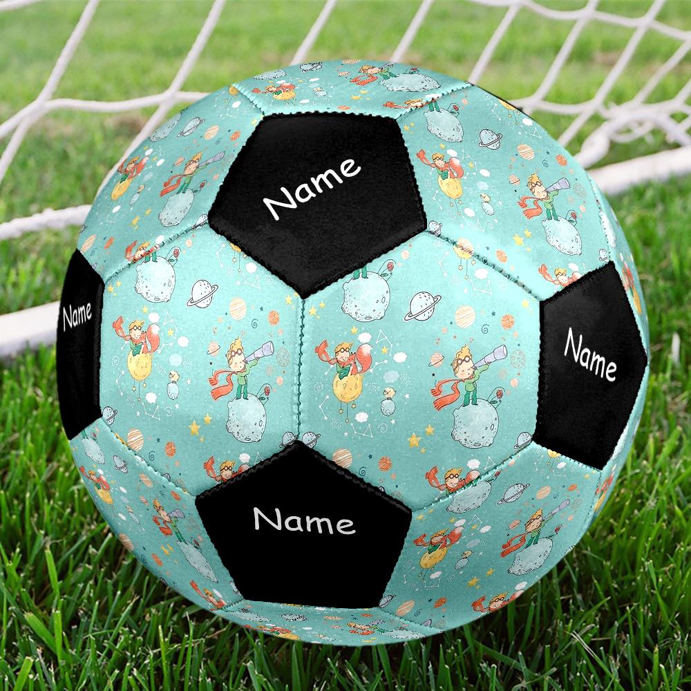 Custom Name The Little Prince Theme Size 5 Soccer Ball, Suitable for Both Indoor and Outdoor Matches, a Gift Suitable for Everyone.
