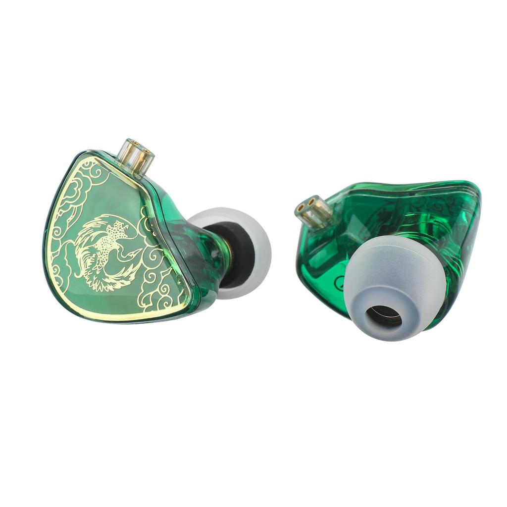 LINSOUL TANGZU Wan'er S.G Dynamic Diaphragm High-End In-Ear Monitors (Green - with Microphone)