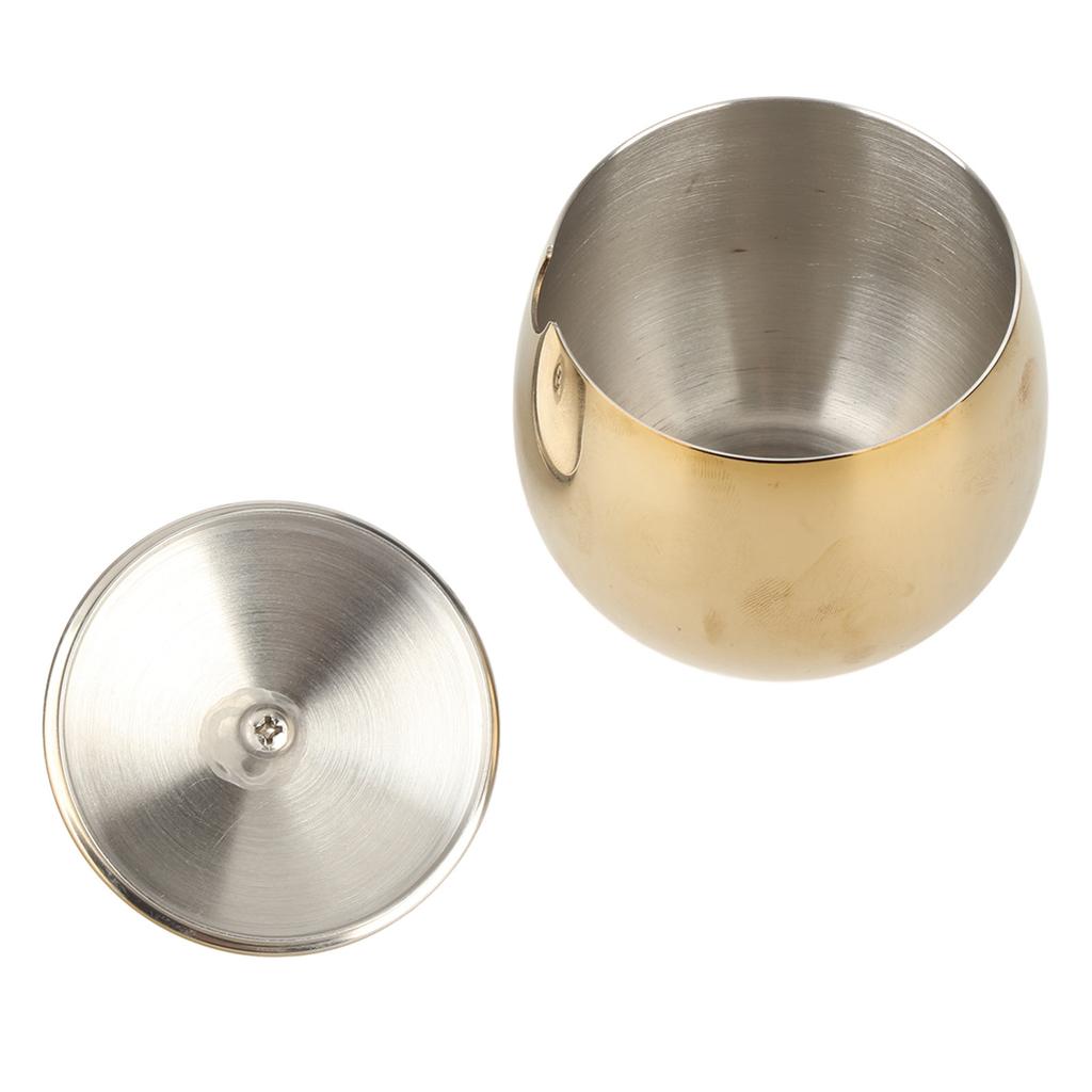 Большая сахарница из нержавеющей стали банка для специй с крышкой для хранения соли конфет кофе можно мыть в посудомоечной машине