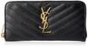 Laurent MONOGRAMME SAINT LAURENT MATELASSE Wallet 358094 BOW01 Black [Saint Paris] Women's [Item]