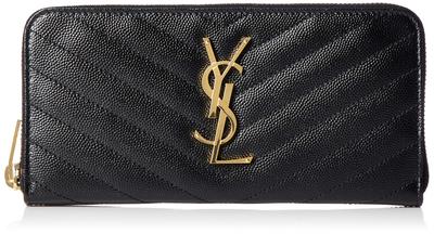 Кошелек Lauren MONOGRAMME SAINT LAURENT MATELASSE 358094 BOW01 Черный [Saint Paris] Женский [Товар]